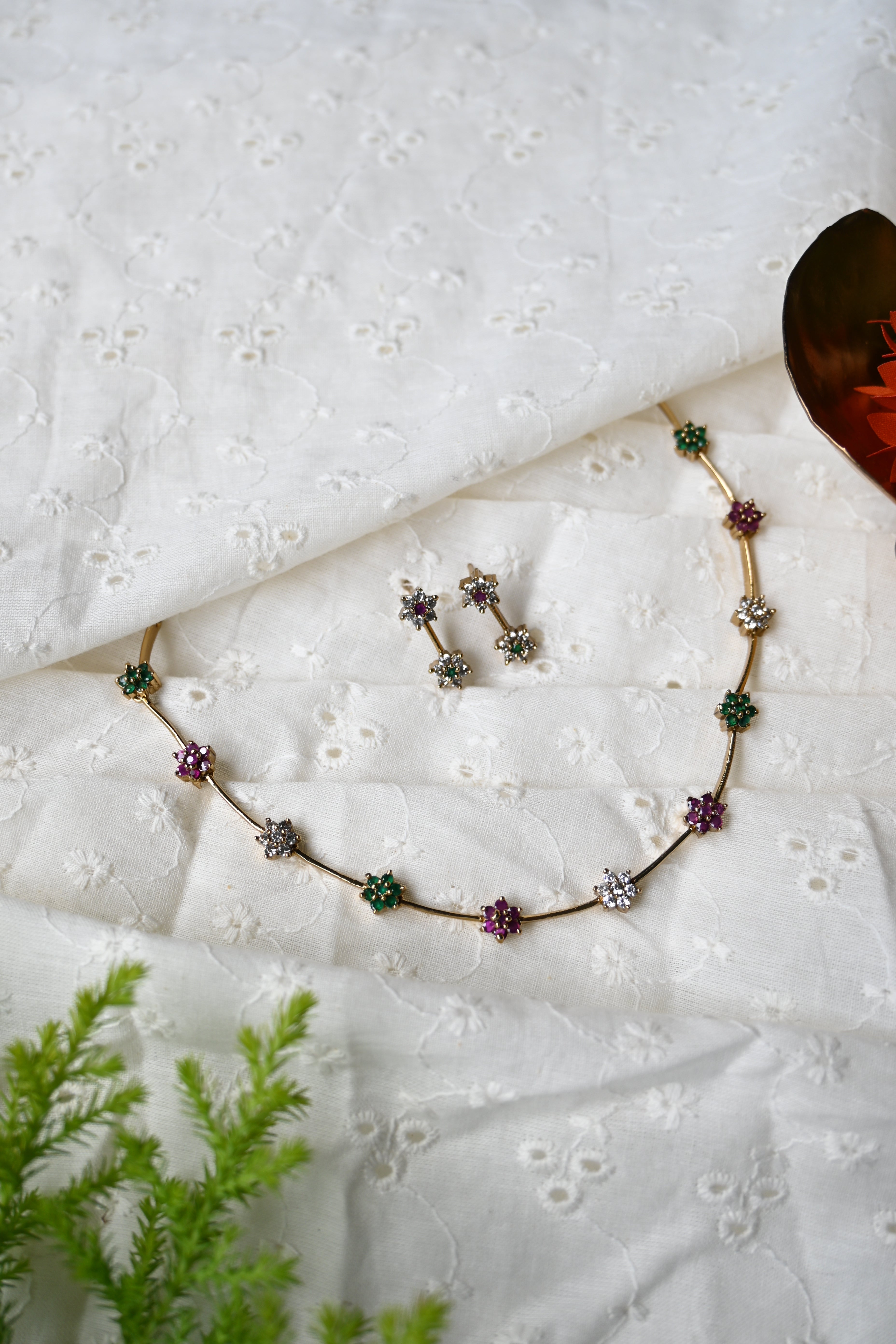 ANVITHA - AD STONE NECKLACE