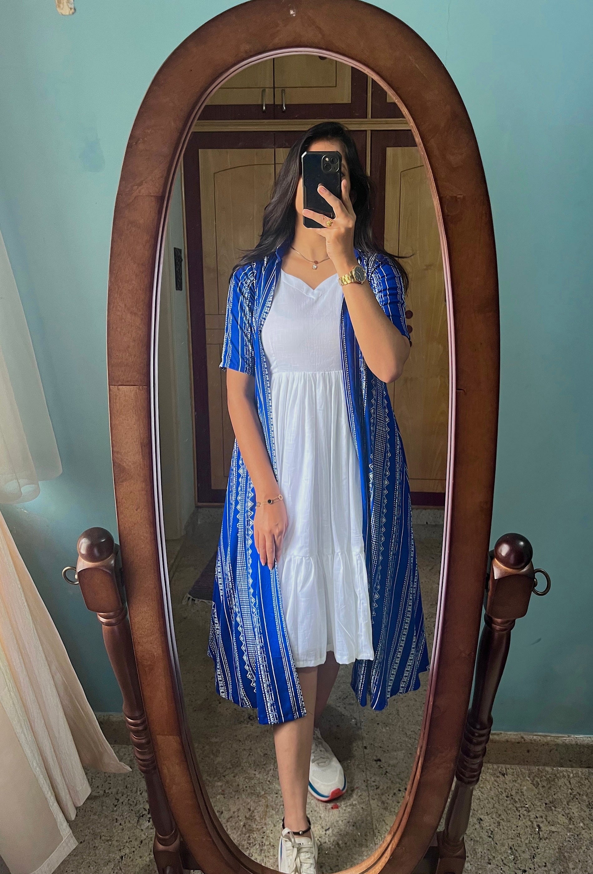 Royal blue shrug (Inner not included )