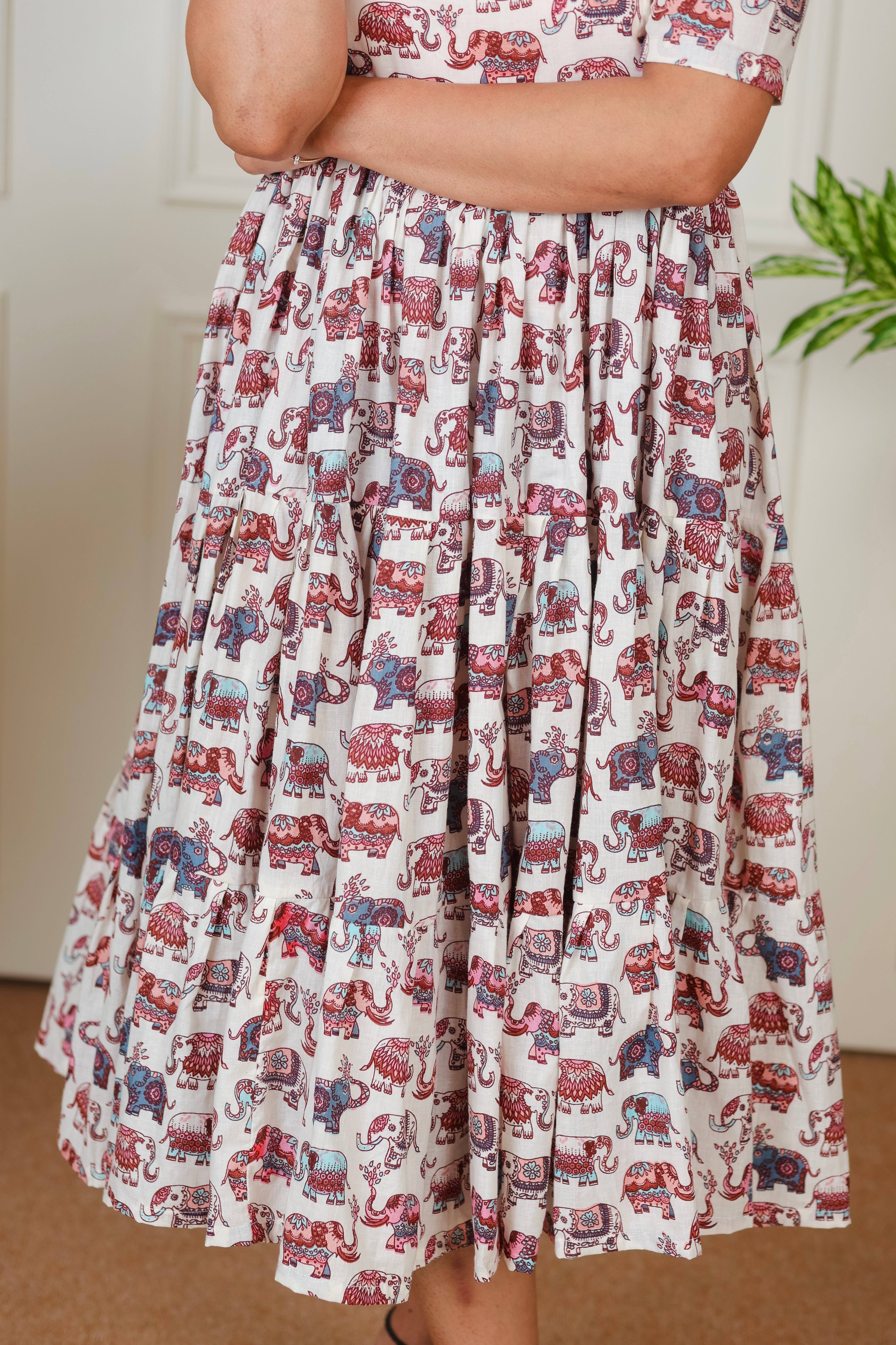 ELEPHANT PRINT DRESS