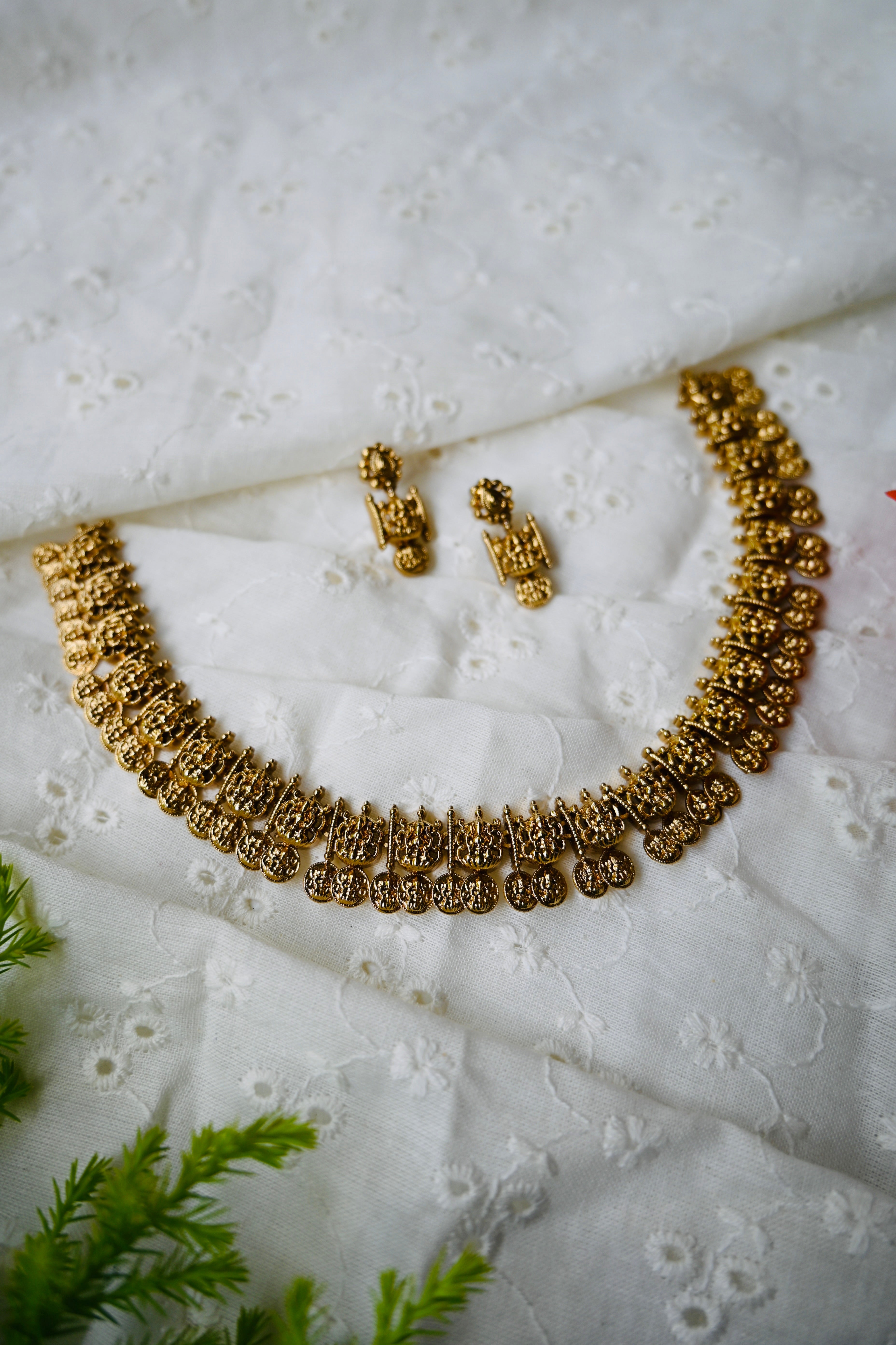 ROHINI - COIN LAKSHMI NECKLACE