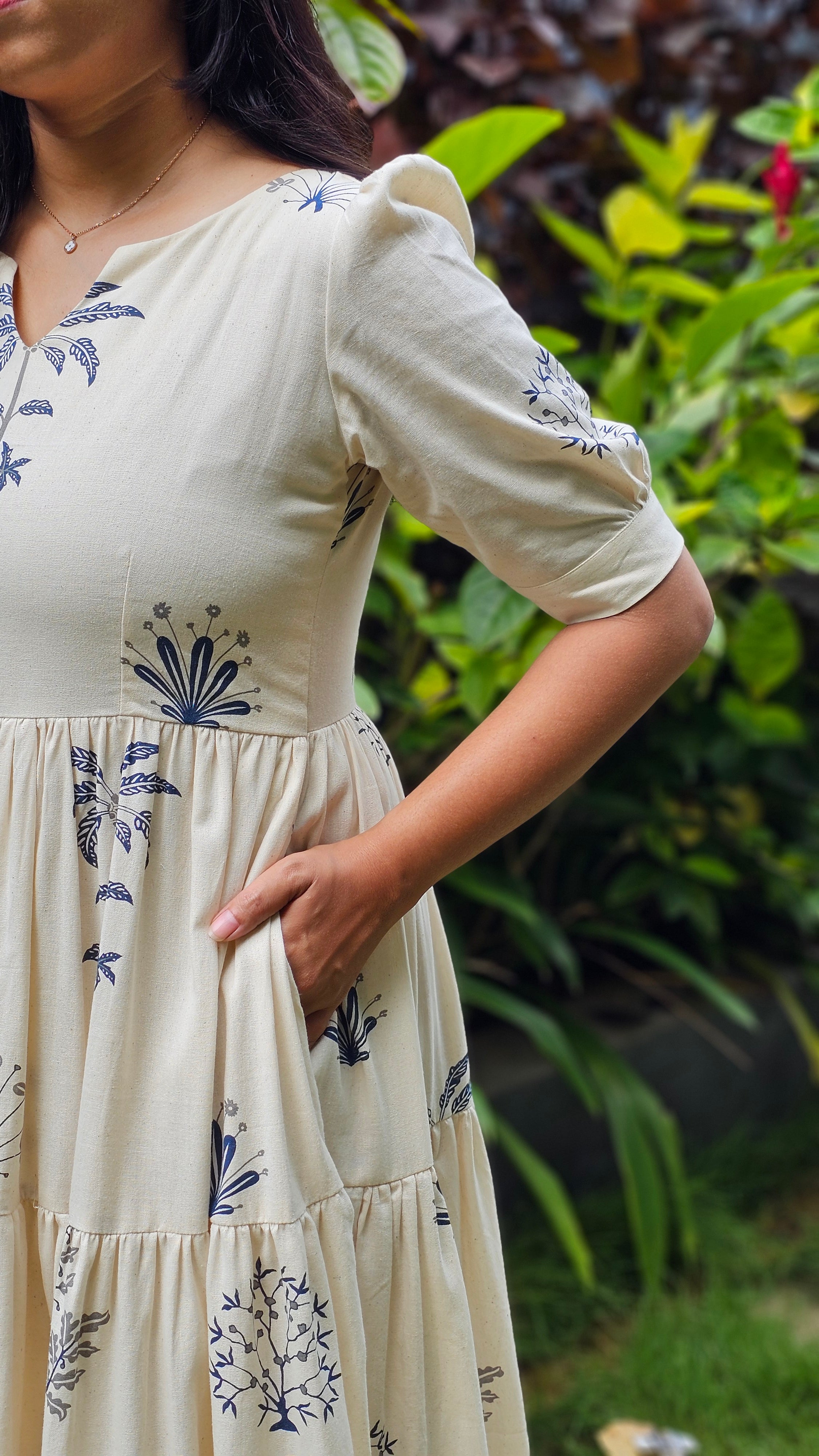 Gift Of Grace - 3 Tier Flex Cotton Dress