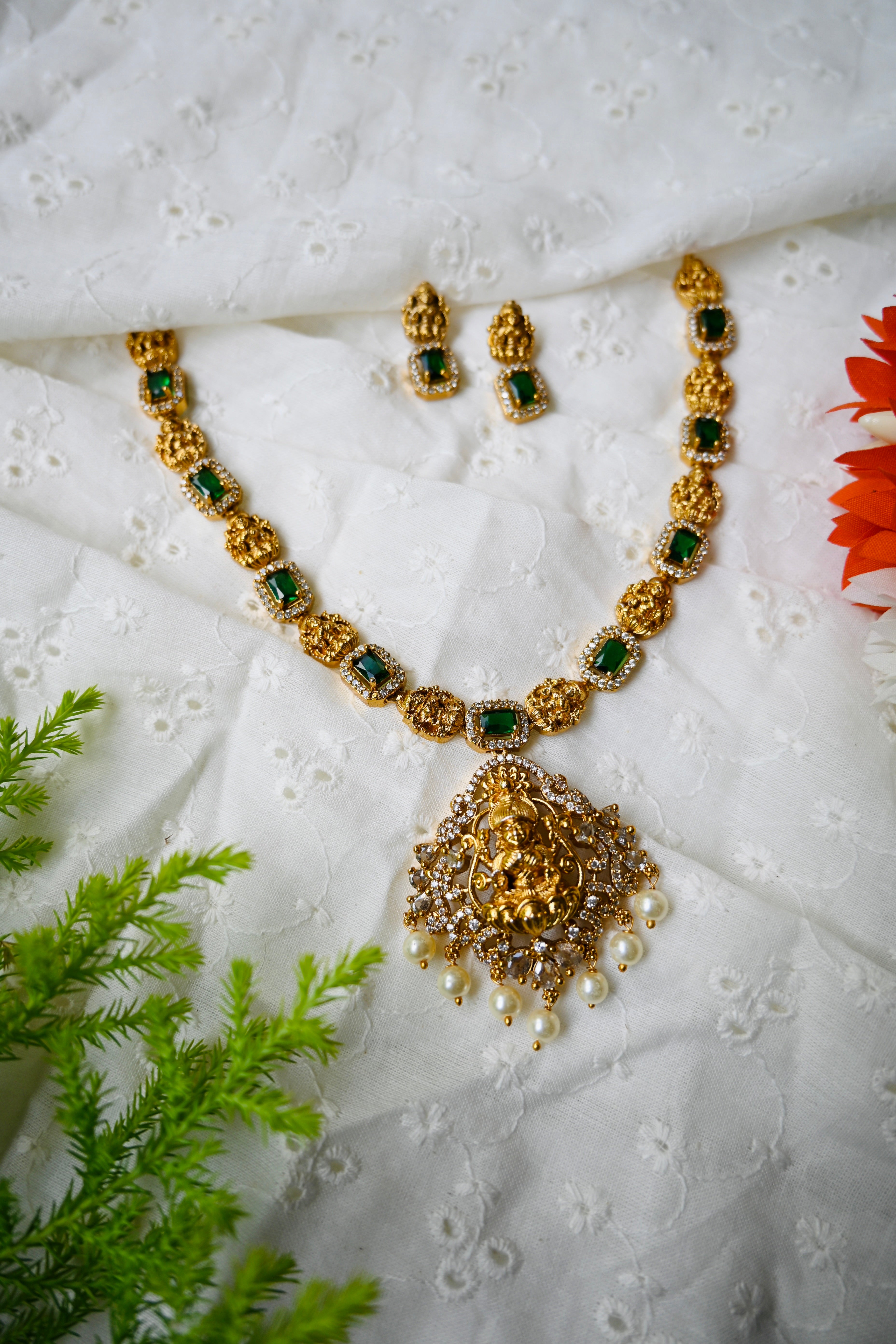 KAMAKSHI - LAKSHMI NECKLACE