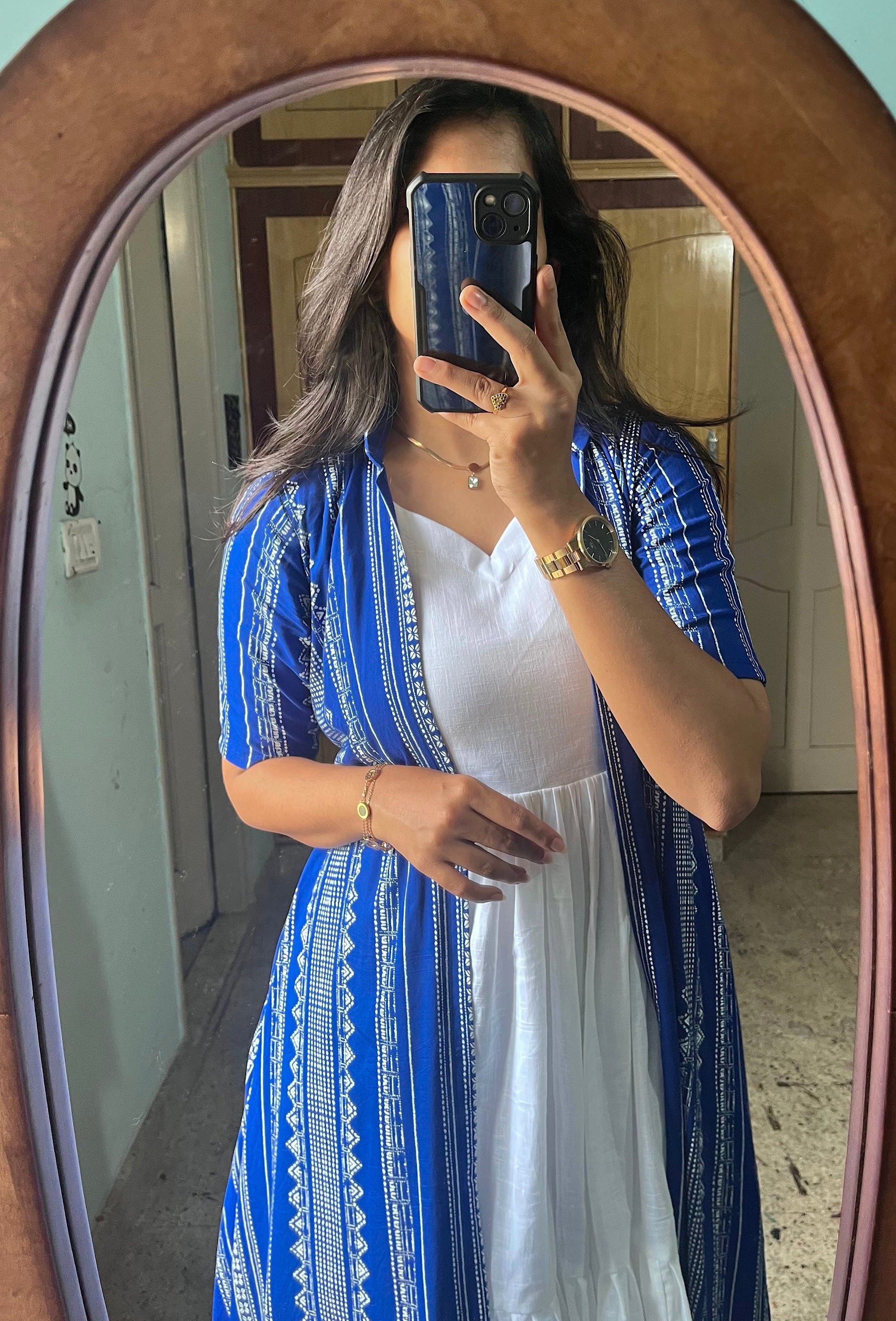 Royal blue shrug (Inner not included )
