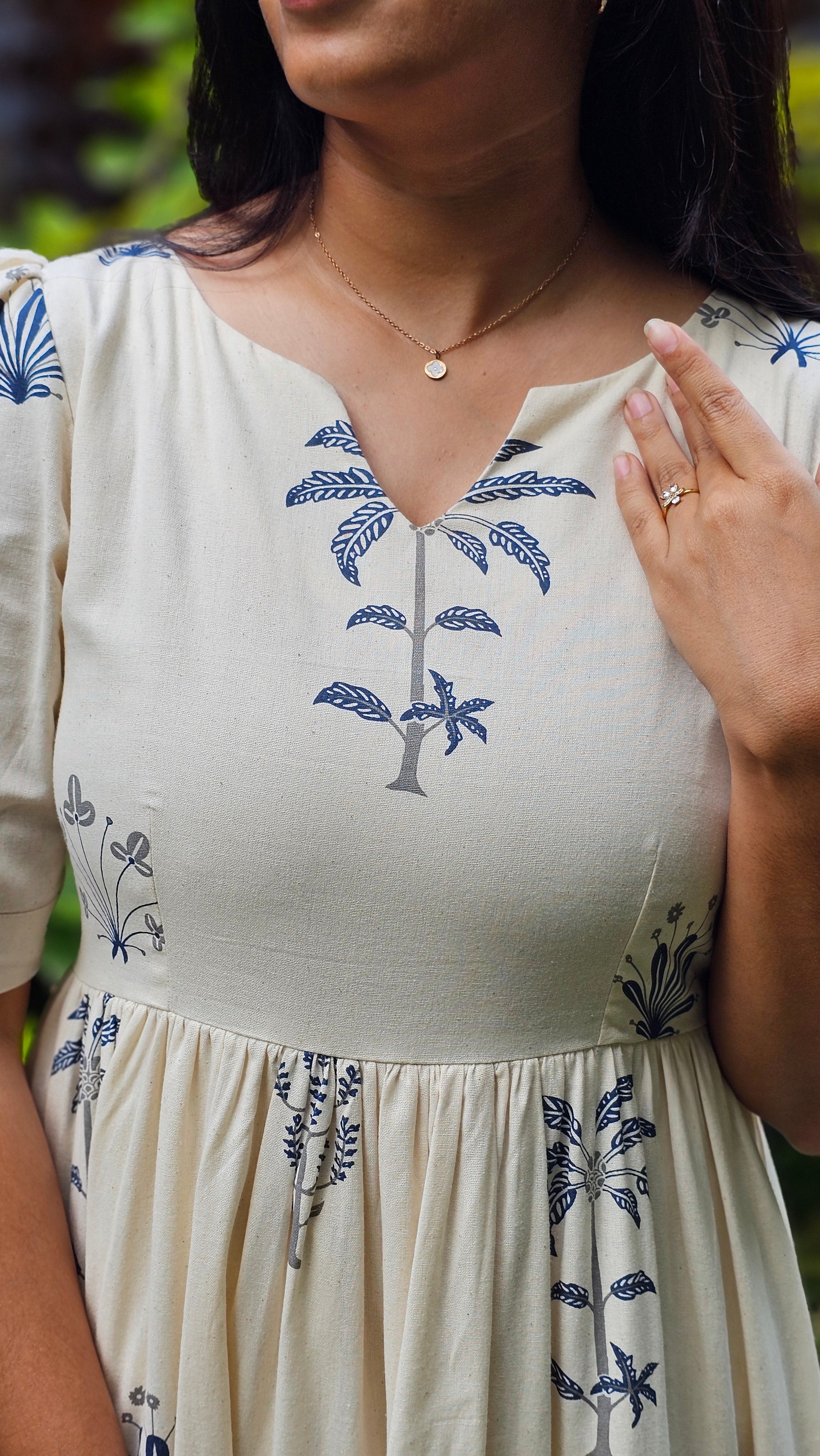 Gift Of Grace - 3 Tier Flex Cotton Dress