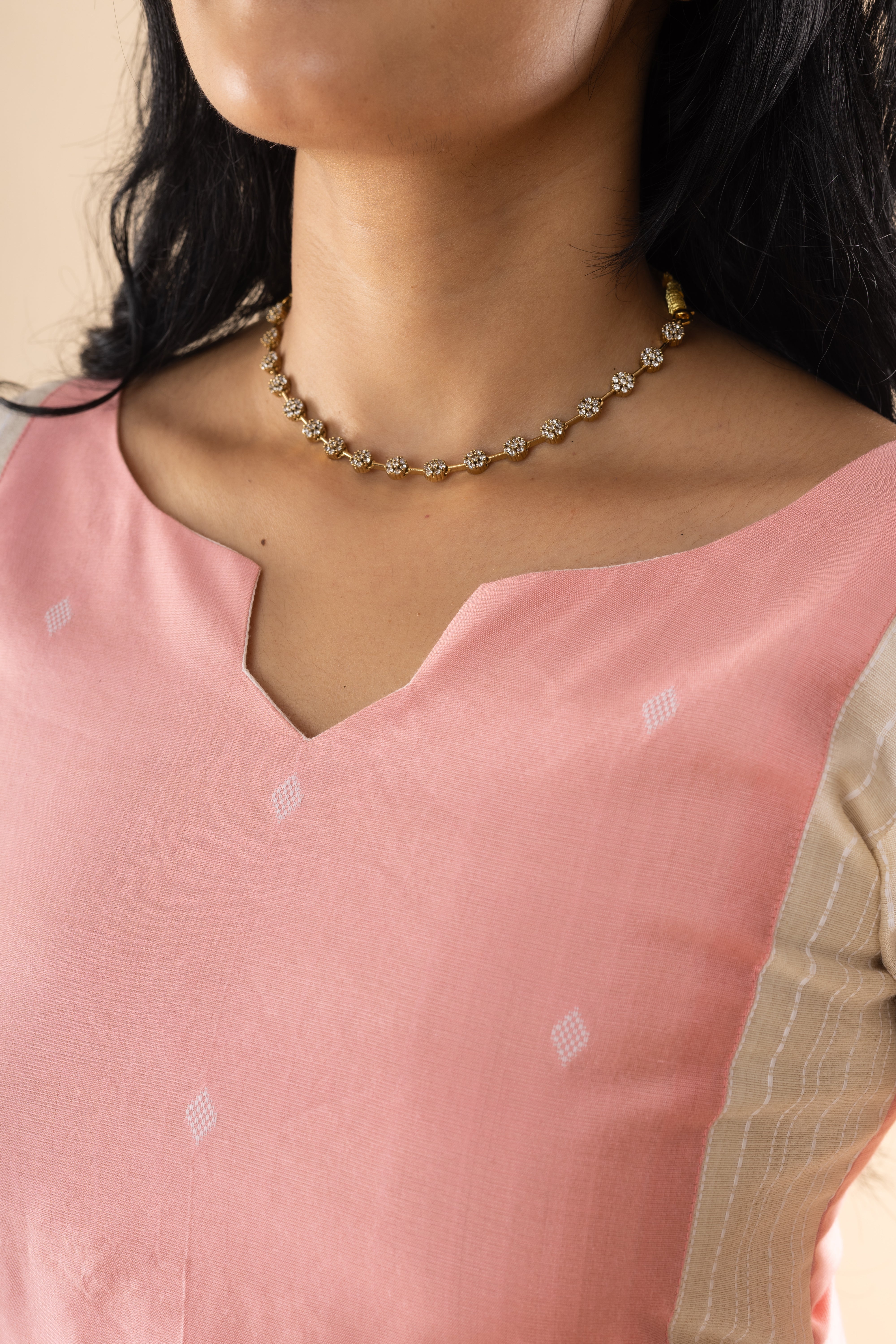 Melina - Pink Butter Silk Kurta Set