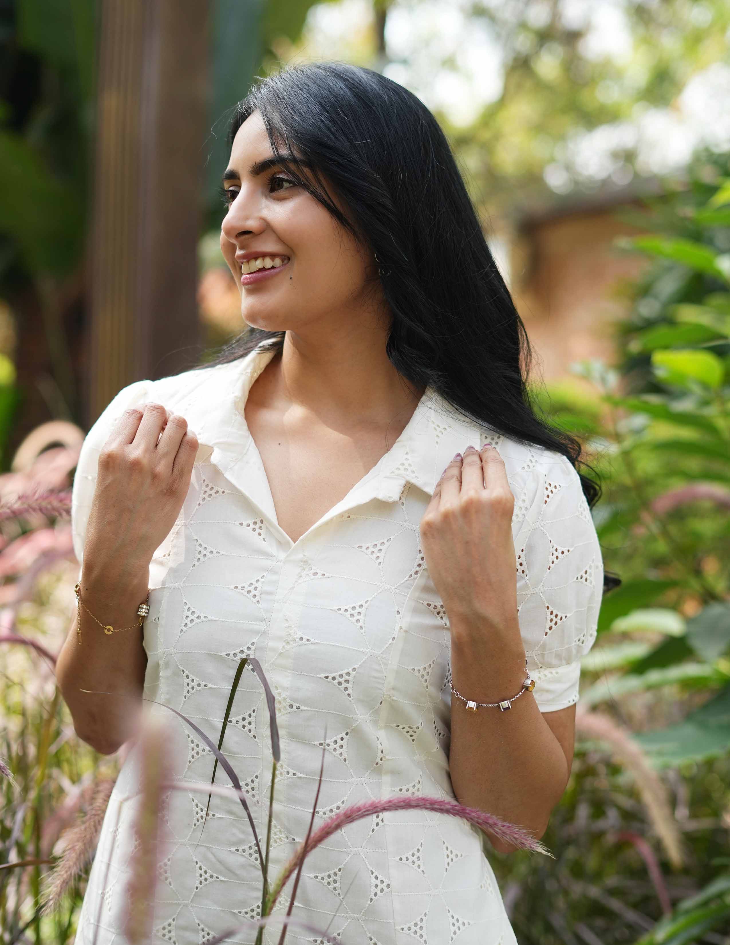 Off-White Hakoba A-Line Dress