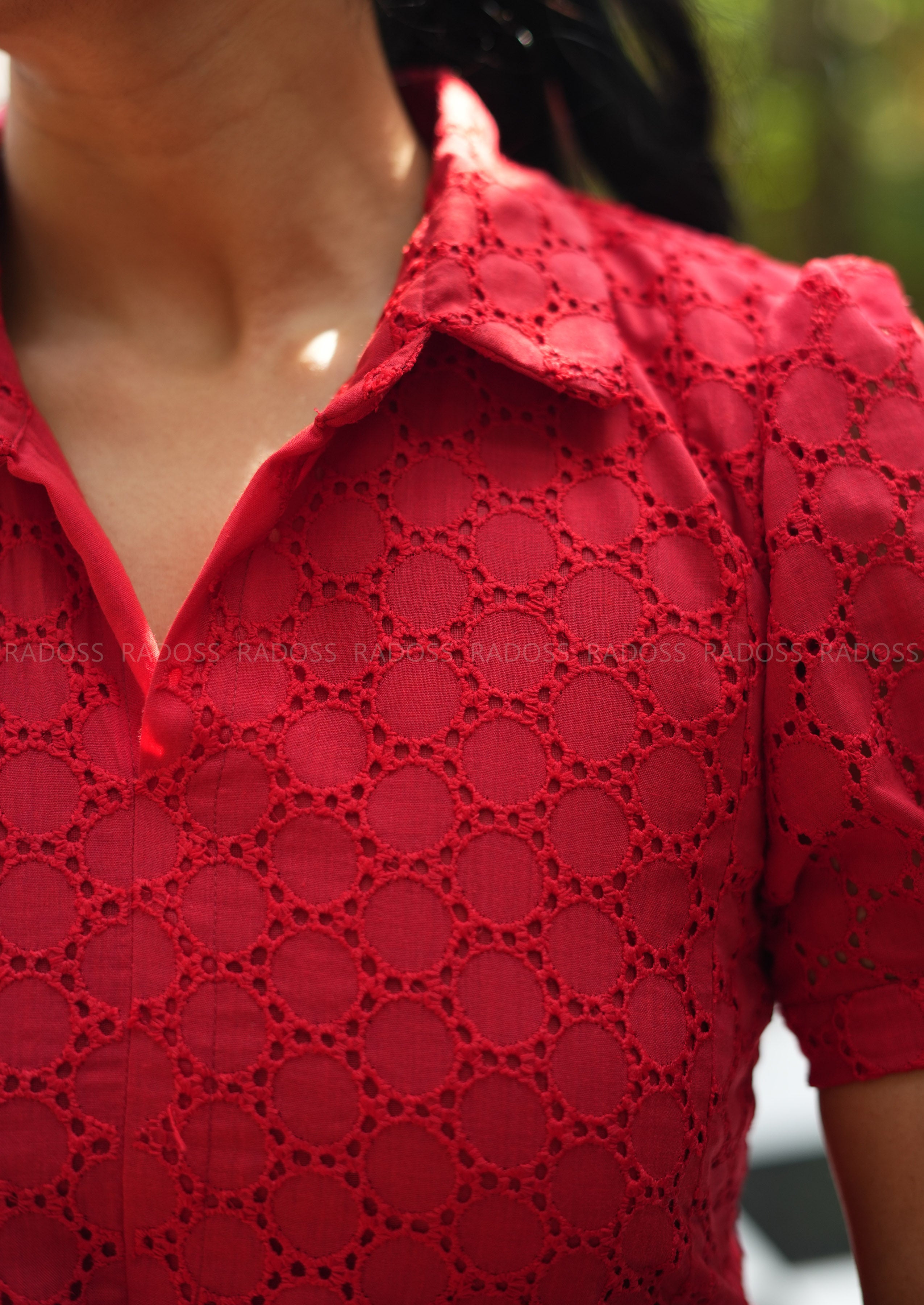 Premium Cotton Hakoba Shirt Dress