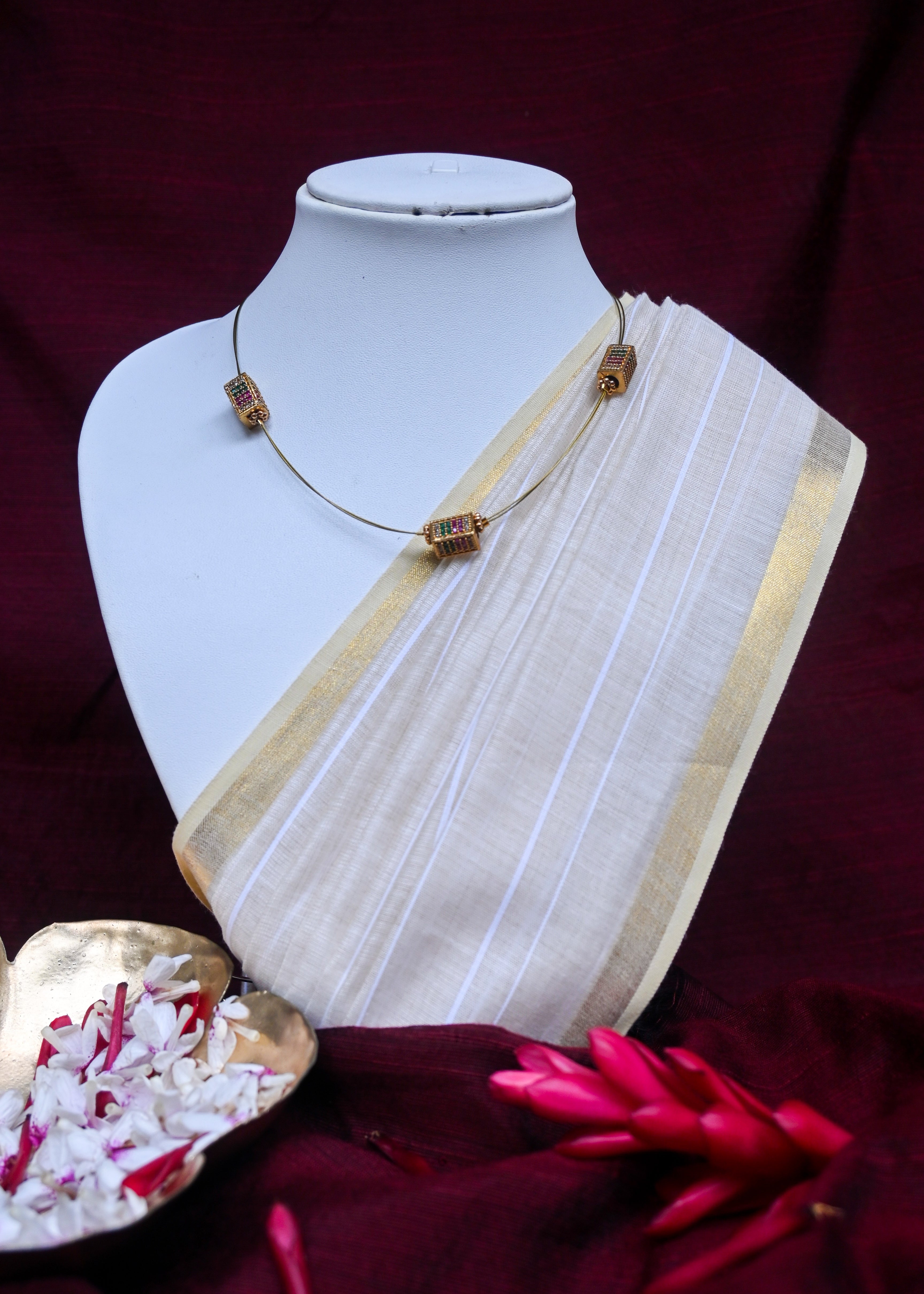 Navratna - Glow Bead Invisible Necklace