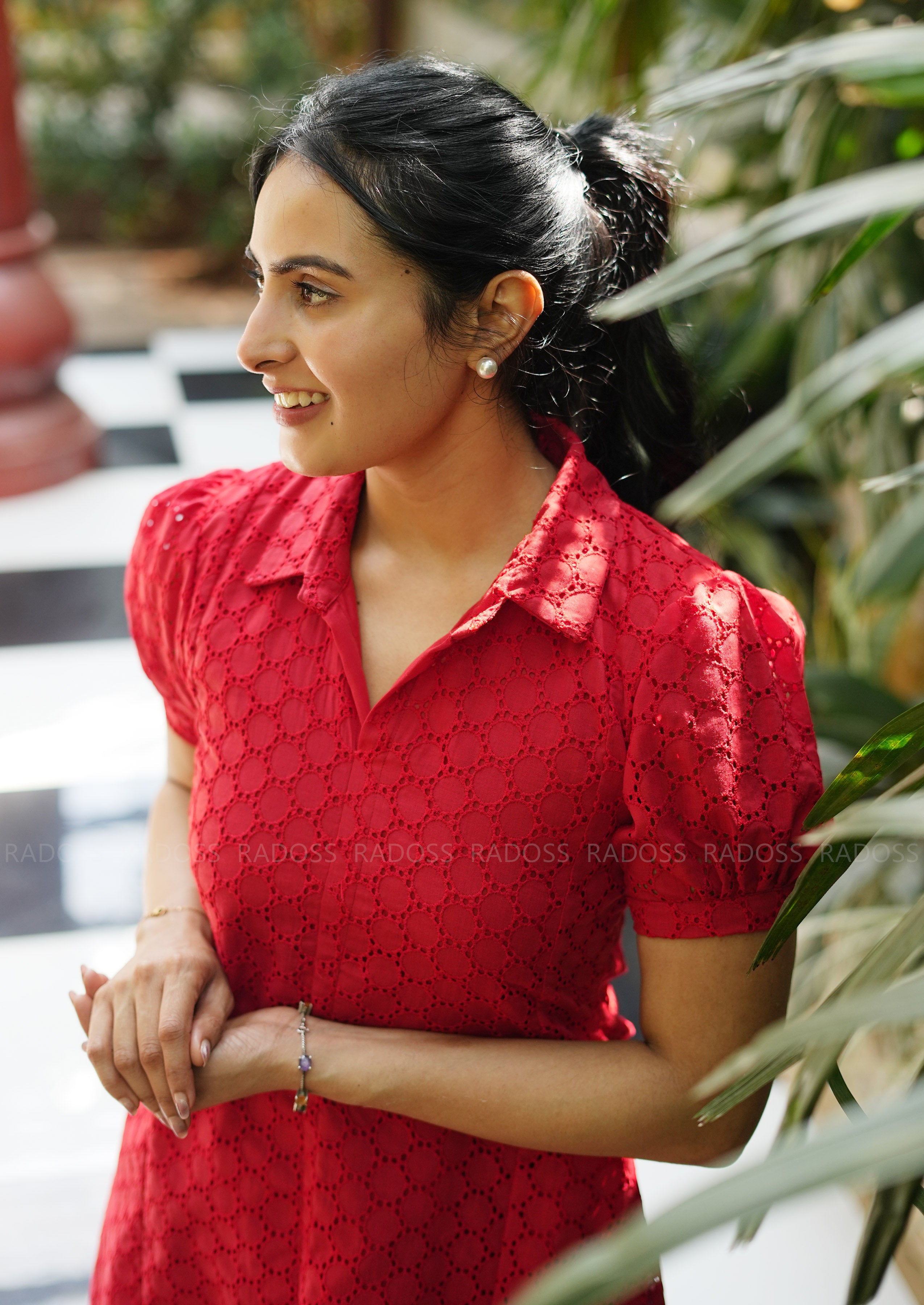 Premium Cotton Hakoba Shirt Dress