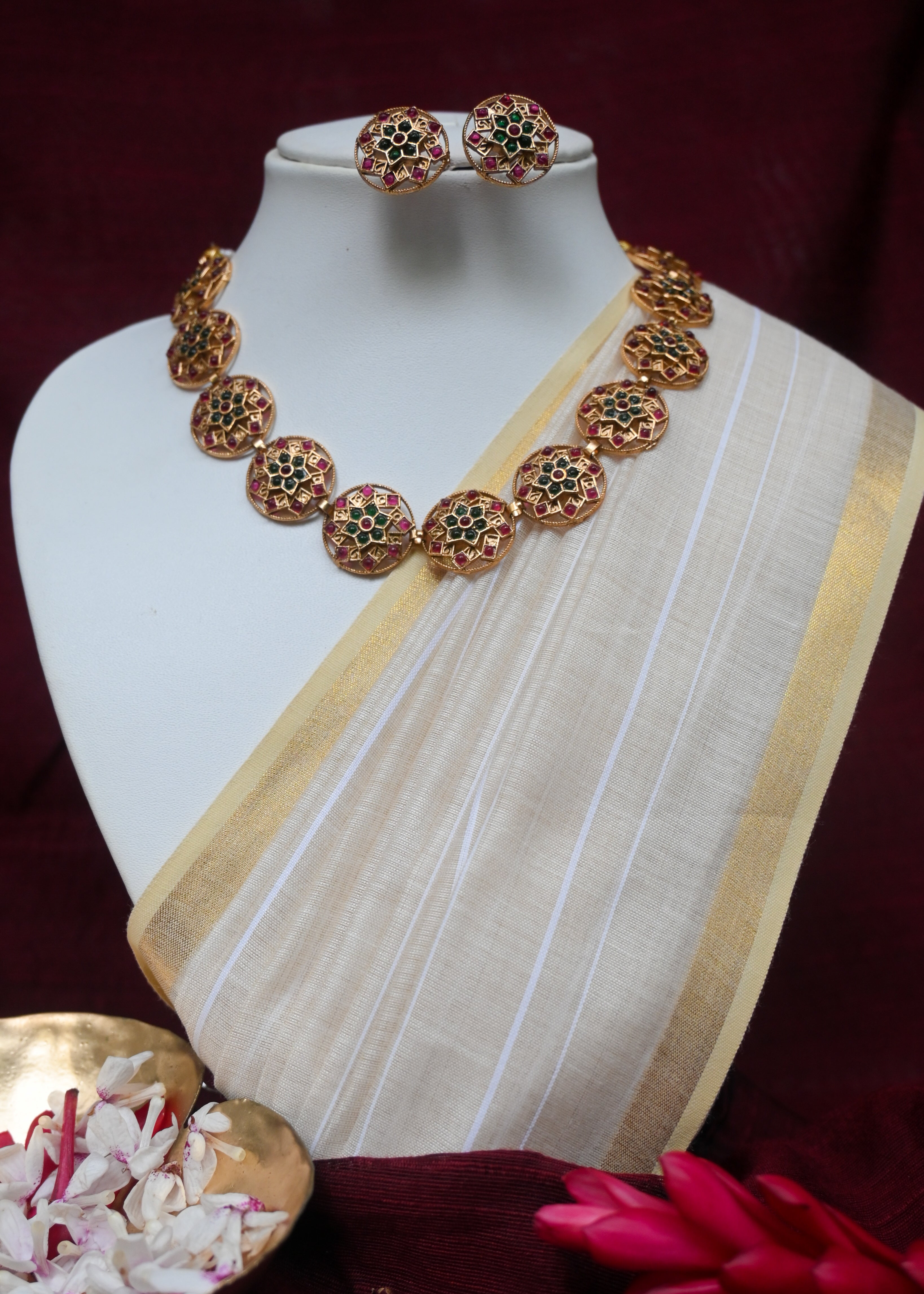 Maharani - Antique Coin Necklace Set