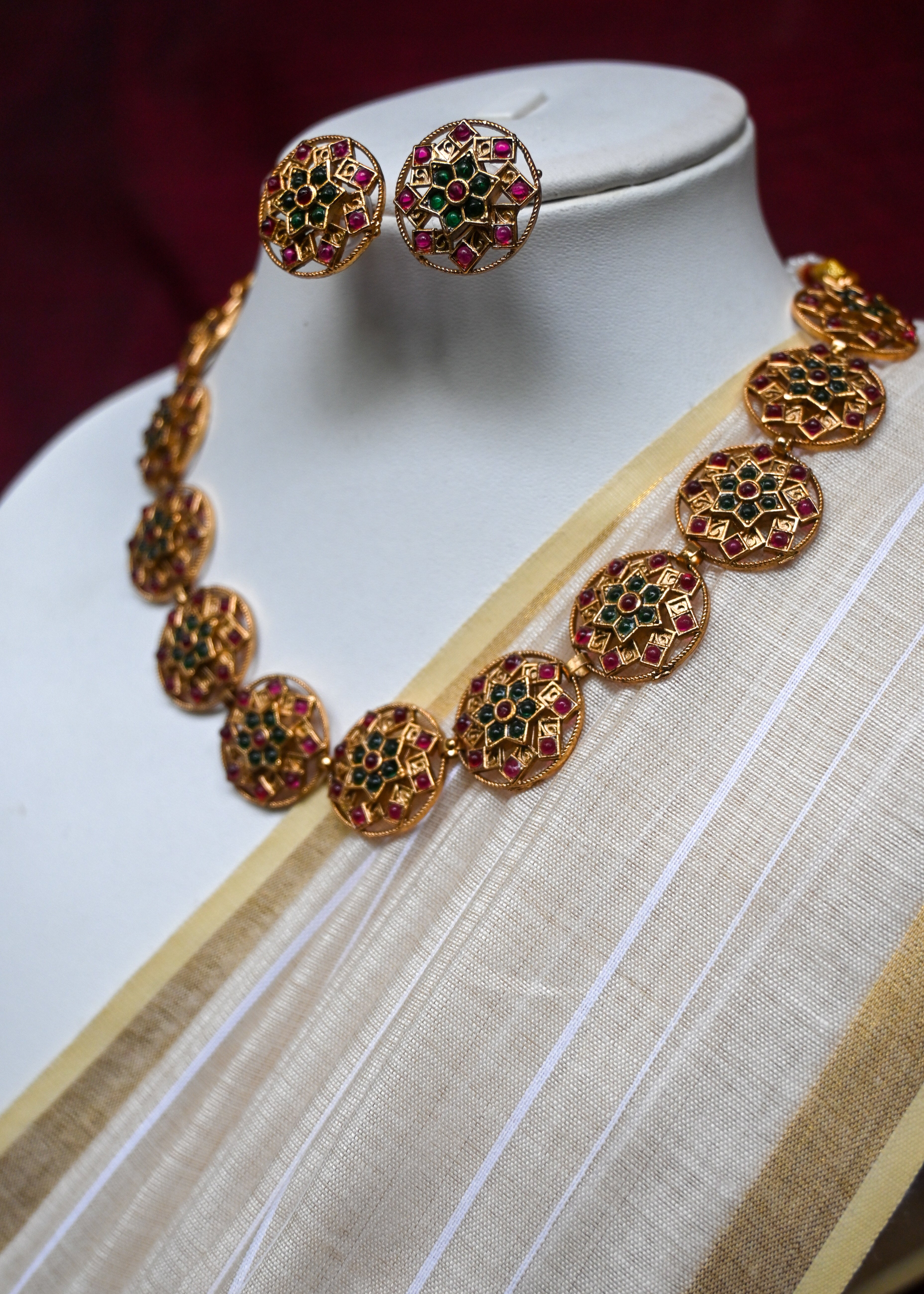 Maharani - Antique Coin Necklace Set