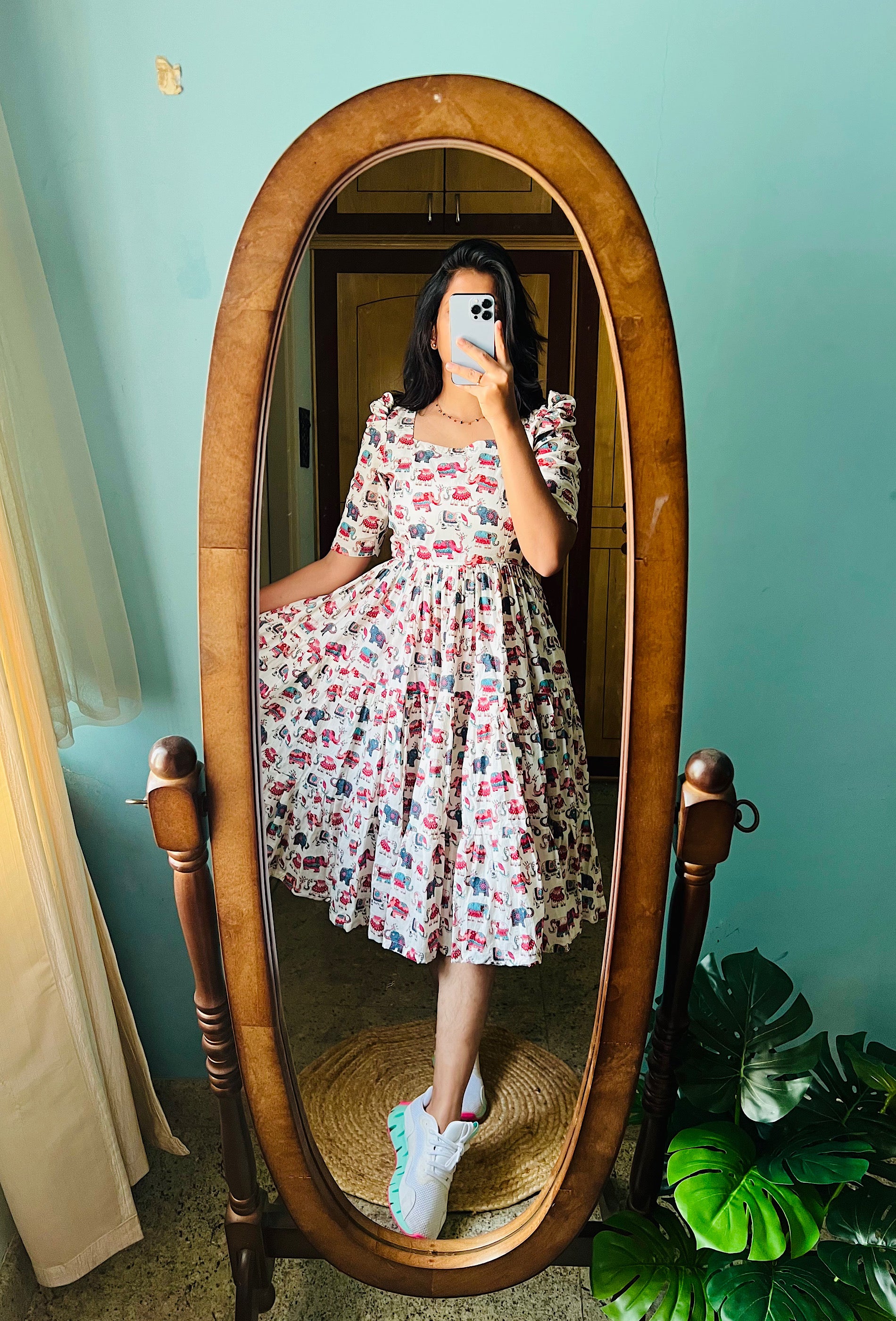 ELEPHANT PRINT DRESS