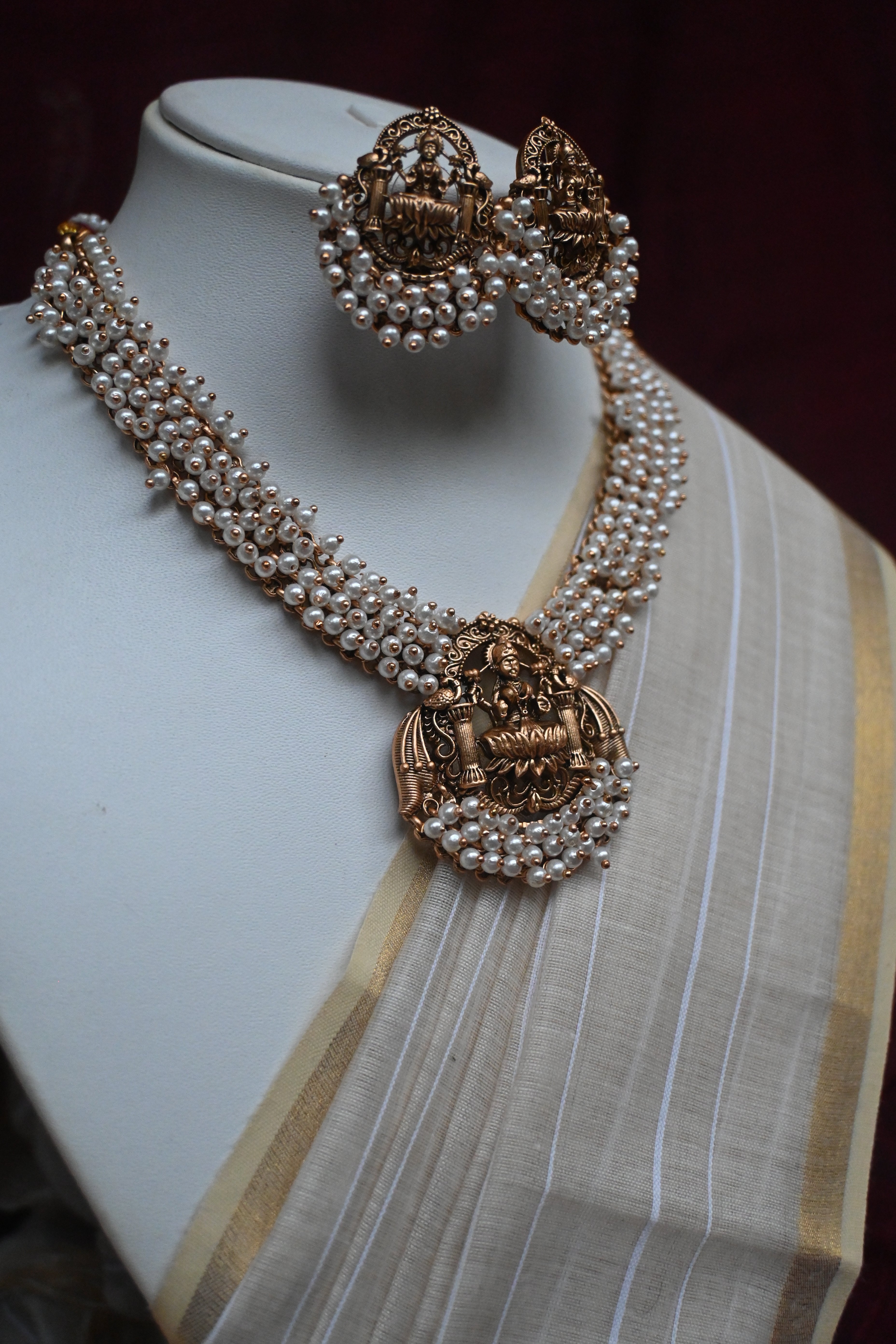 Sundari - Lakshmi necklace Set