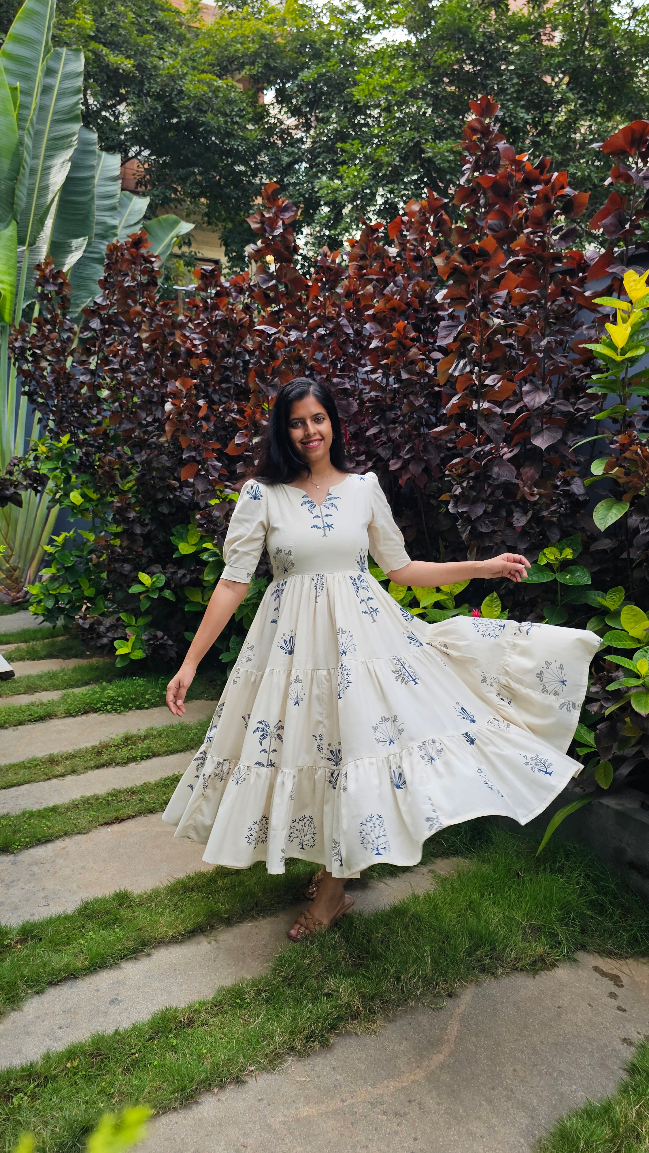 Gift Of Grace - 3 Tier Flex Cotton Dress