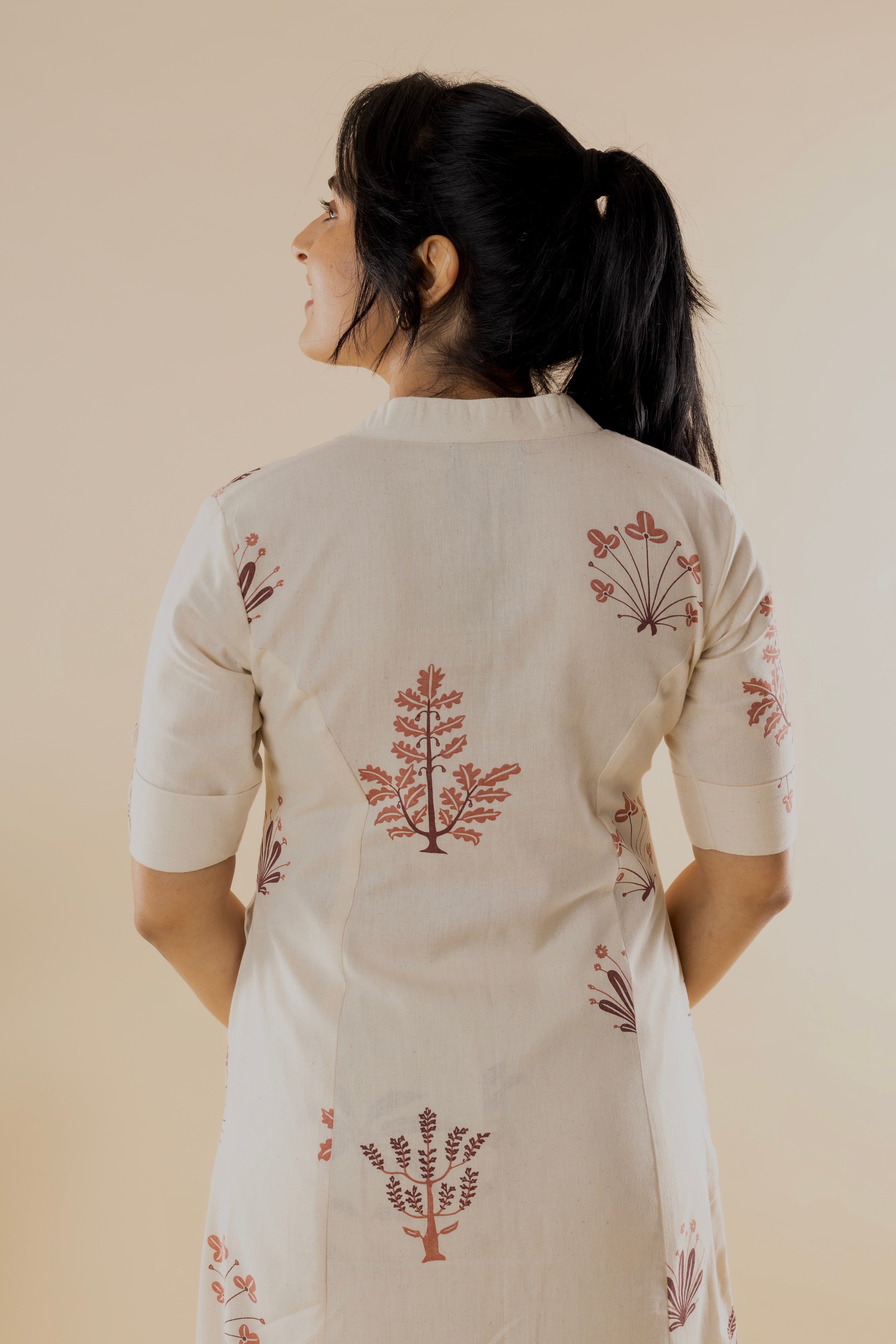 Rosina - Off White Cotton Kurta Set