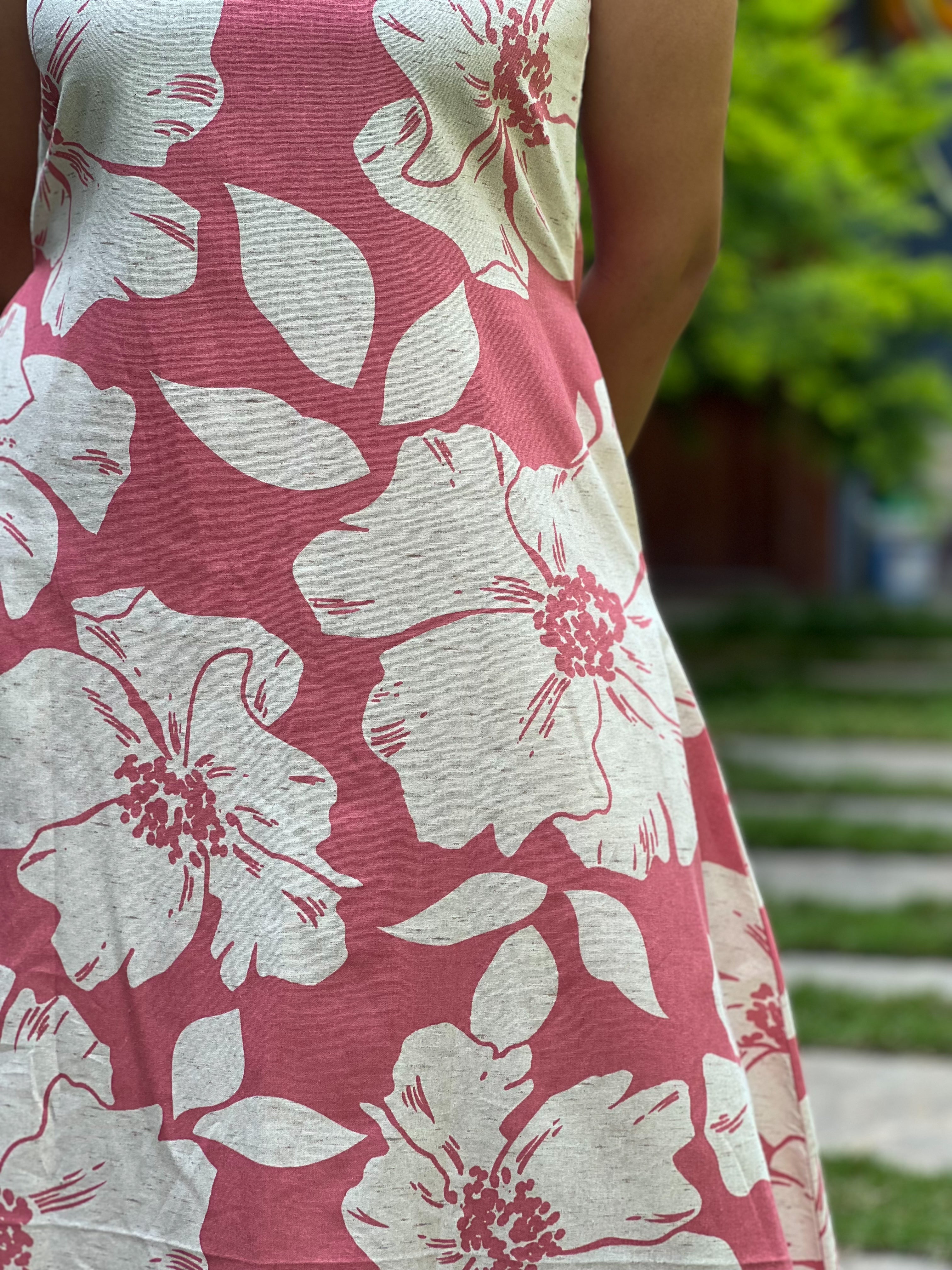 Rose Bloom - Pink Flex Cotton Kurta Set