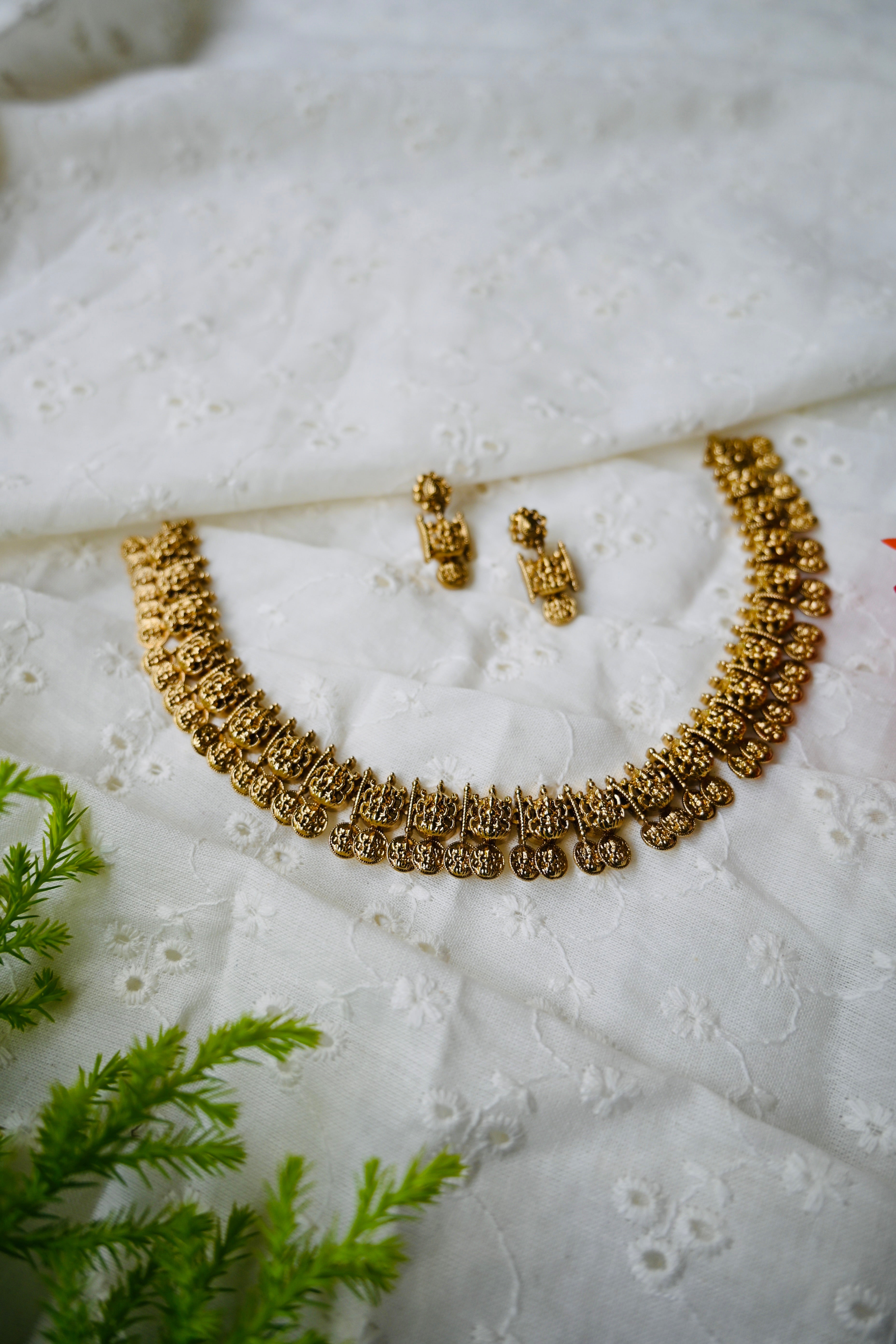 ROHINI - COIN LAKSHMI NECKLACE