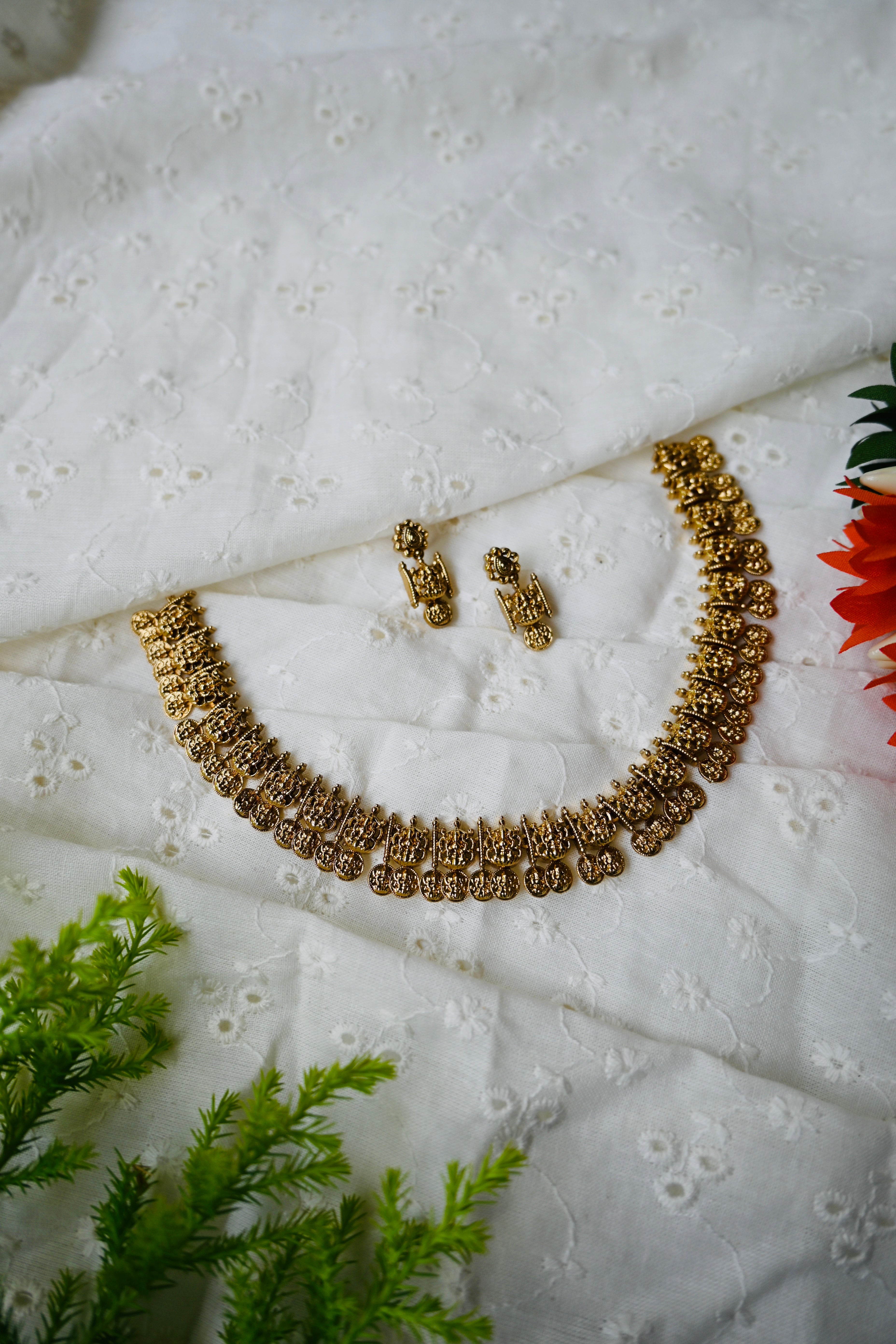 ROHINI - COIN LAKSHMI NECKLACE