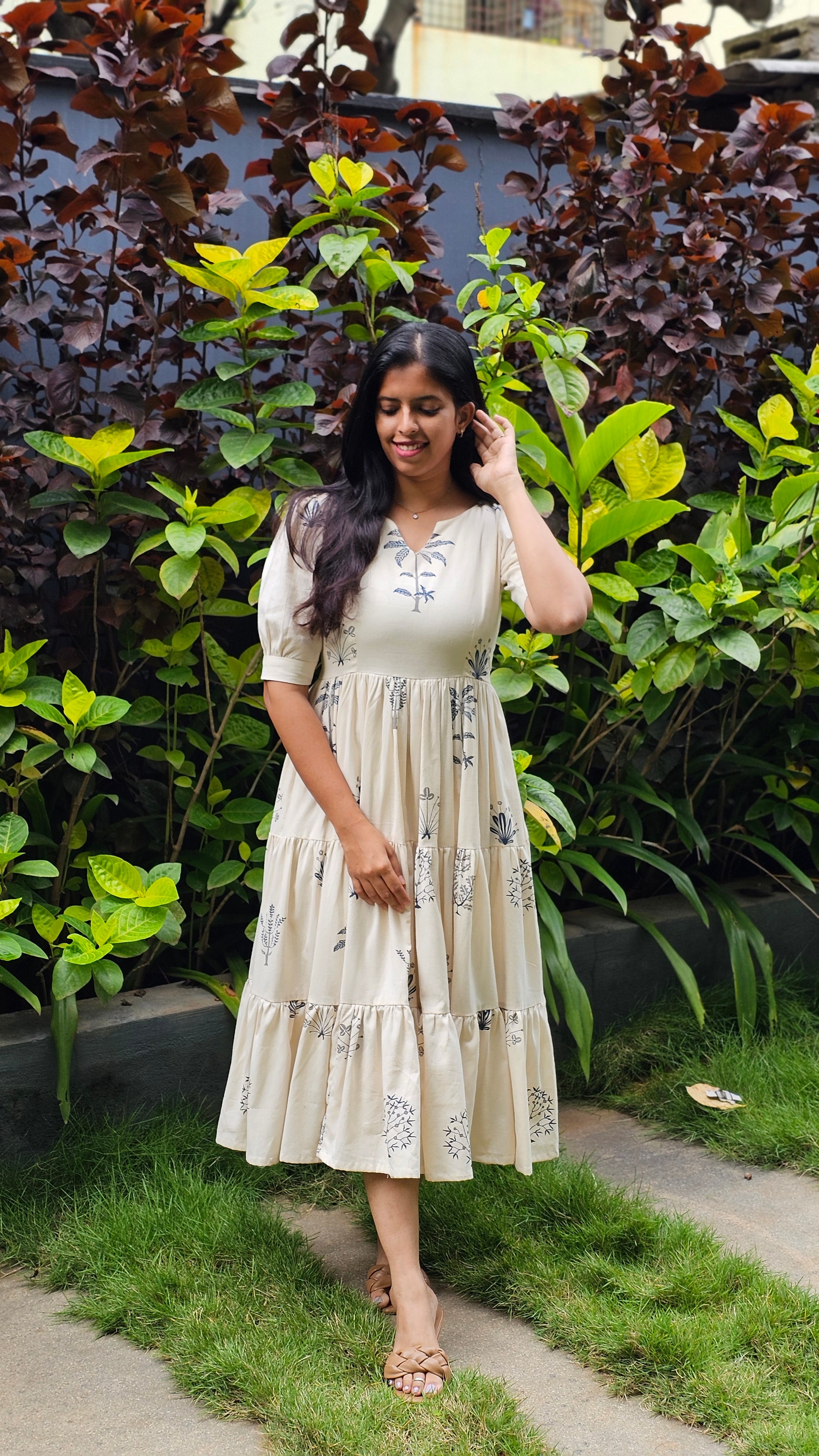 Gift Of Grace - 3 Tier Flex Cotton Dress
