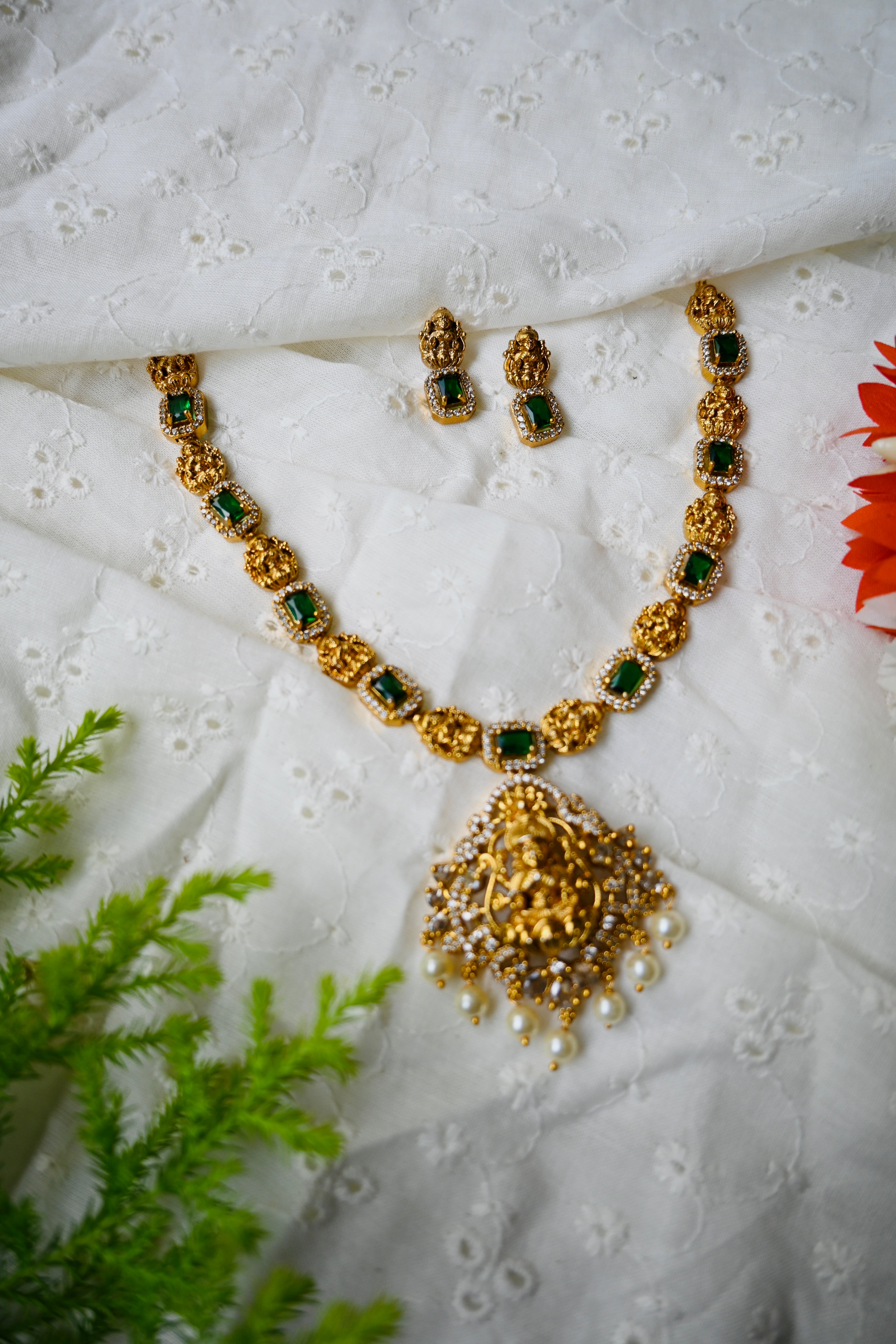 KAMAKSHI - LAKSHMI NECKLACE