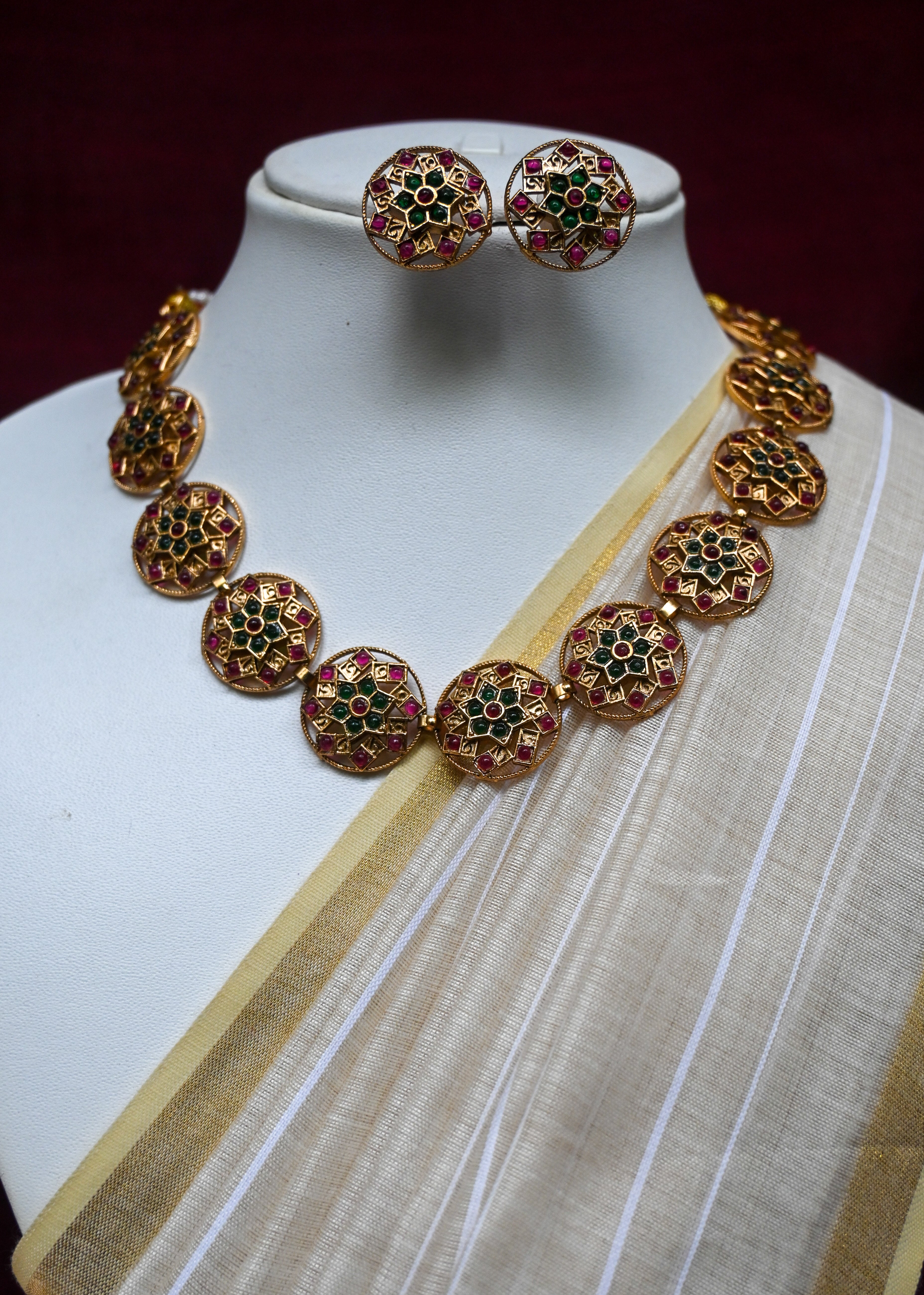 Maharani - Antique Coin Necklace Set