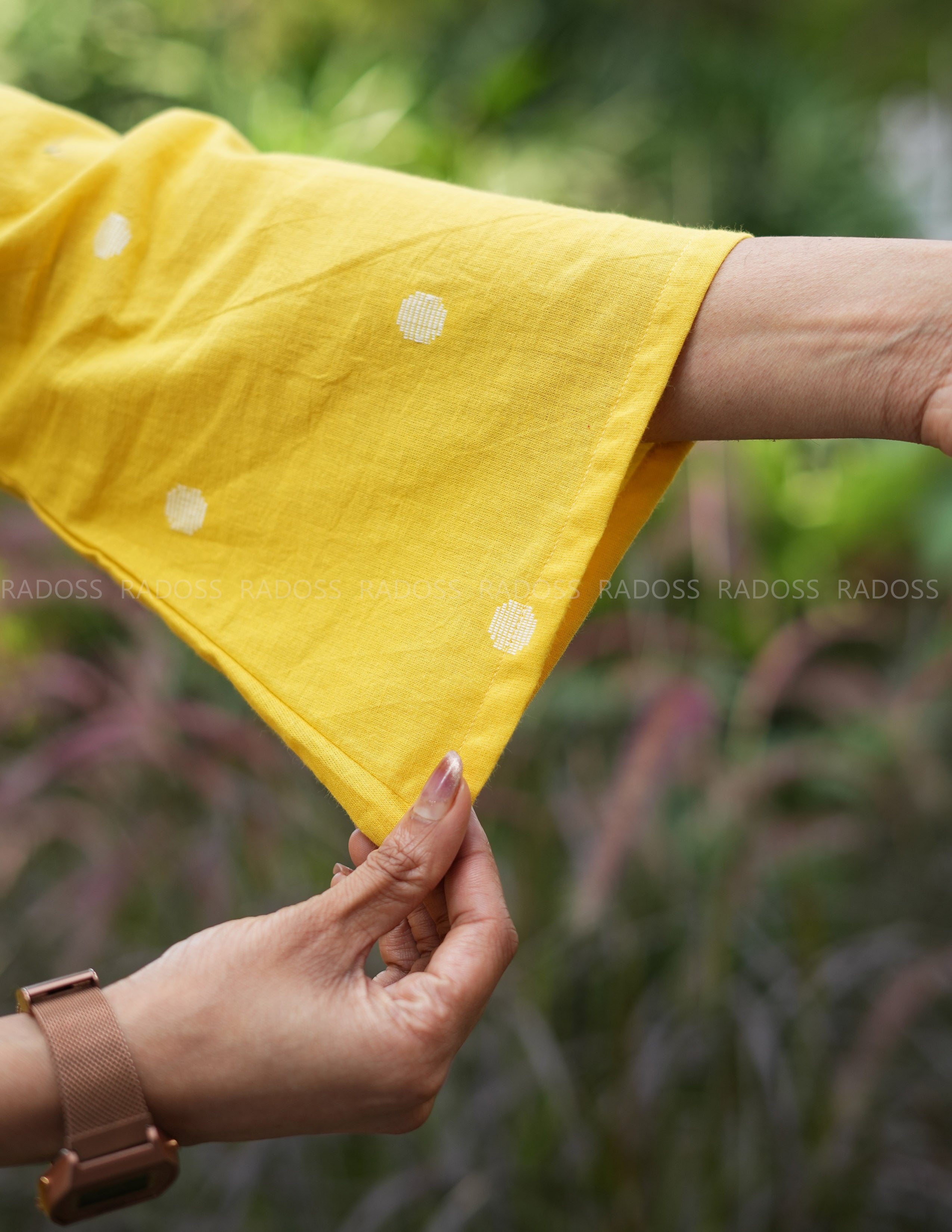 Yellow Handloom Cotton Top